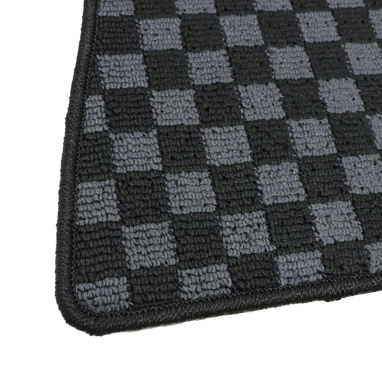 For 2017-2023 Tesla Model 3 4Doors Checkered Flag Carpet Floor Mats Waterproof