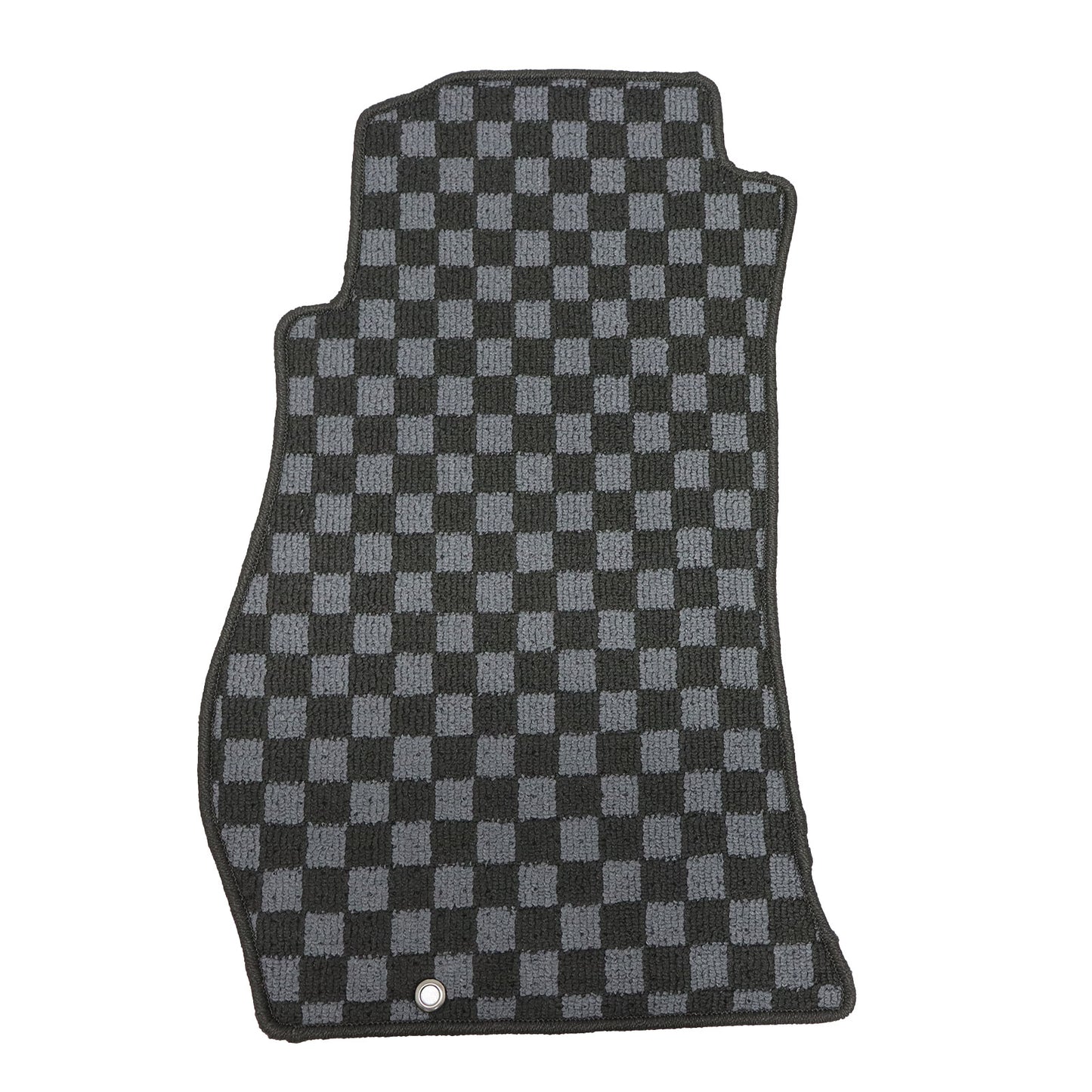 For 2003-2009 Nissan 350Z 2Passengers Checkered Flag Floor Mats Carpet Anti-Slip