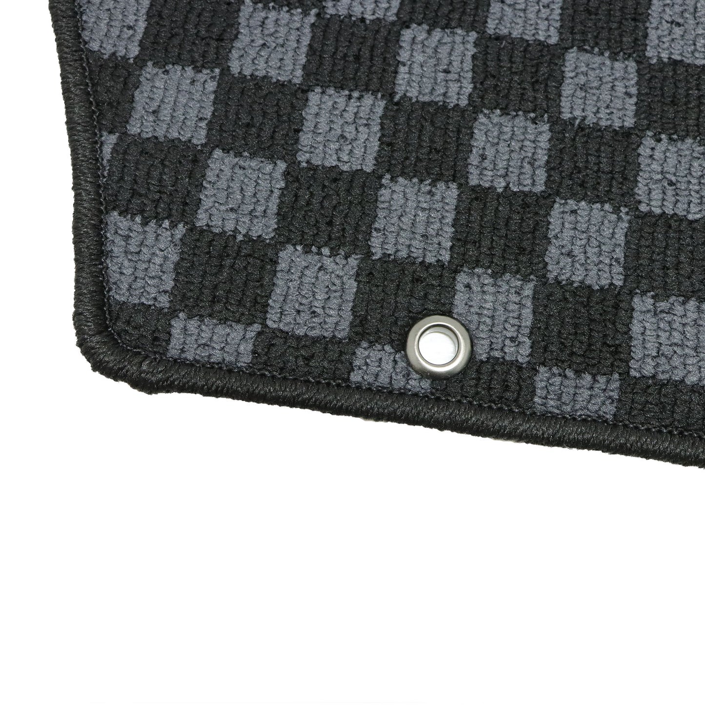 For 2003-2009 Nissan 350Z 2Passengers Checkered Flag Floor Mats Carpet Anti-Slip