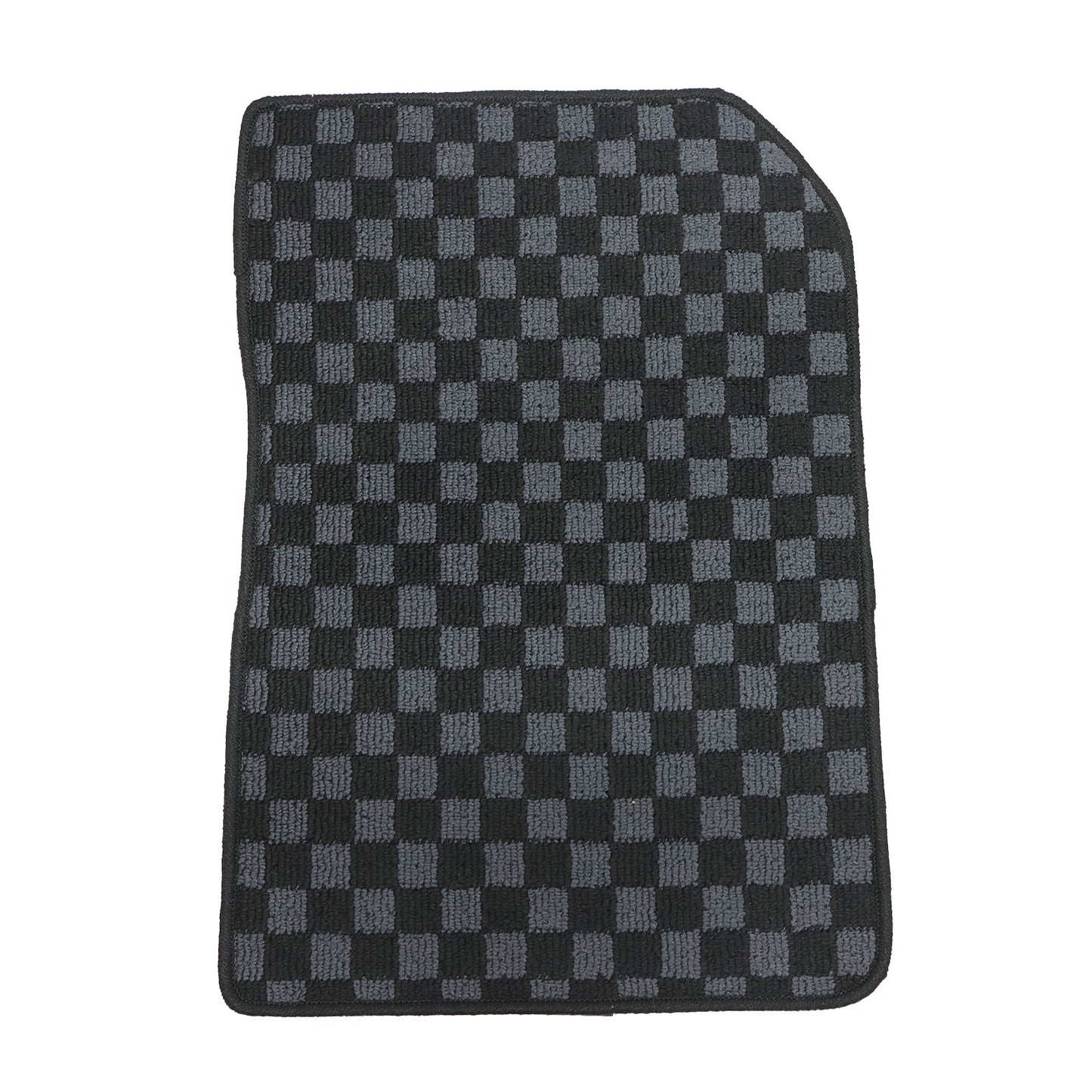 2Row Checkered Flag Floor Mats Carpet Fits 2012-2015 Honda Civic Coupe Anti-Slip