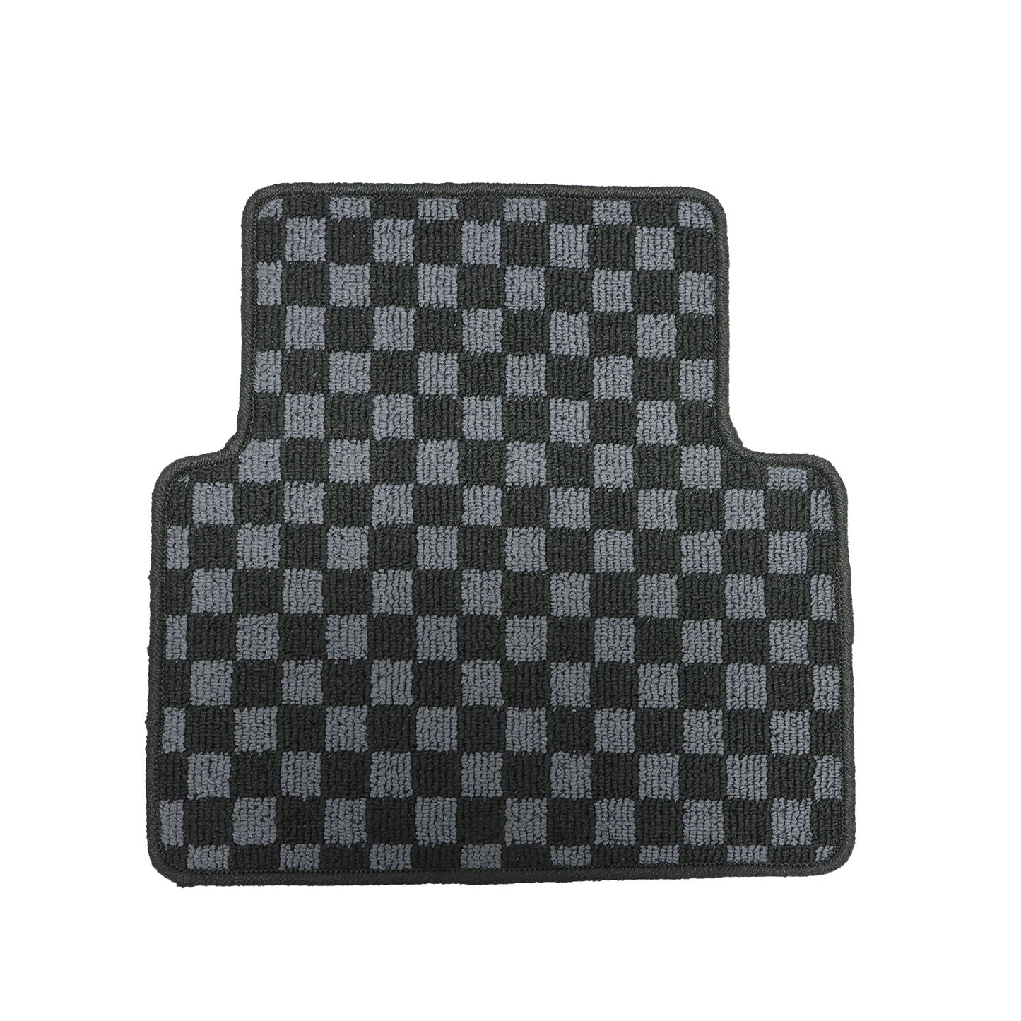 2Row Checkered Flag Floor Mats Carpet Fits 2017-2021 Honda Civic & Type-R 5Seat