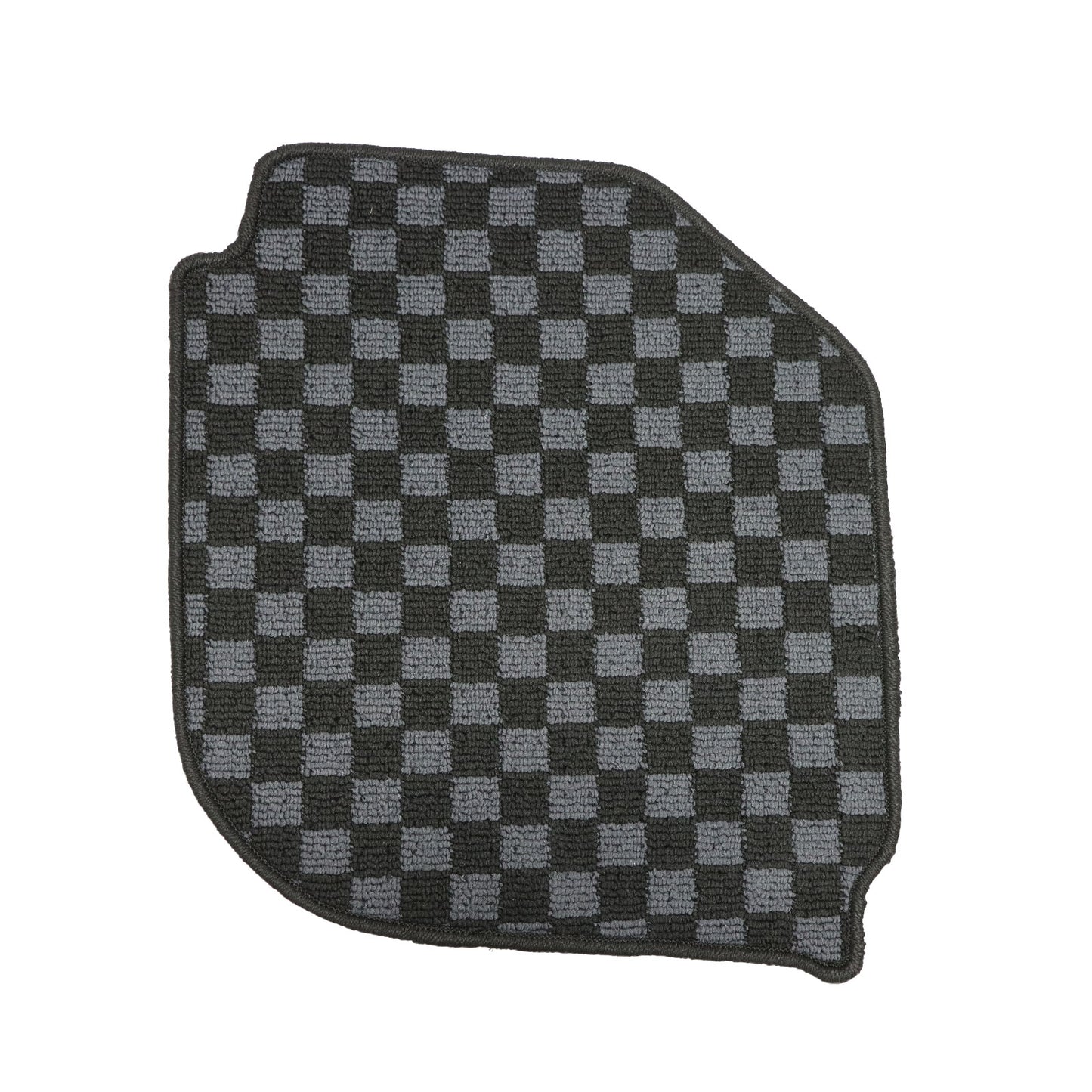For 2015 2016 Honda Fit Front+Rear Checkered Flag Floor Mats Carpet Replacement