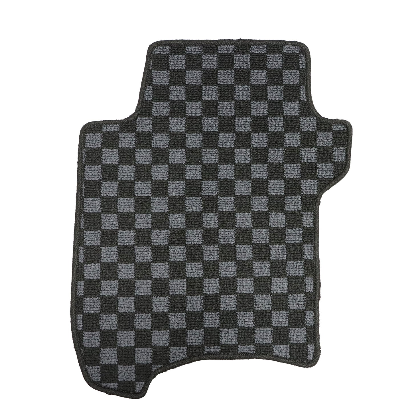 For 2009 2010 Honda Fit Front+Rear Checkered Flag Floor Mats Carpet Replacement