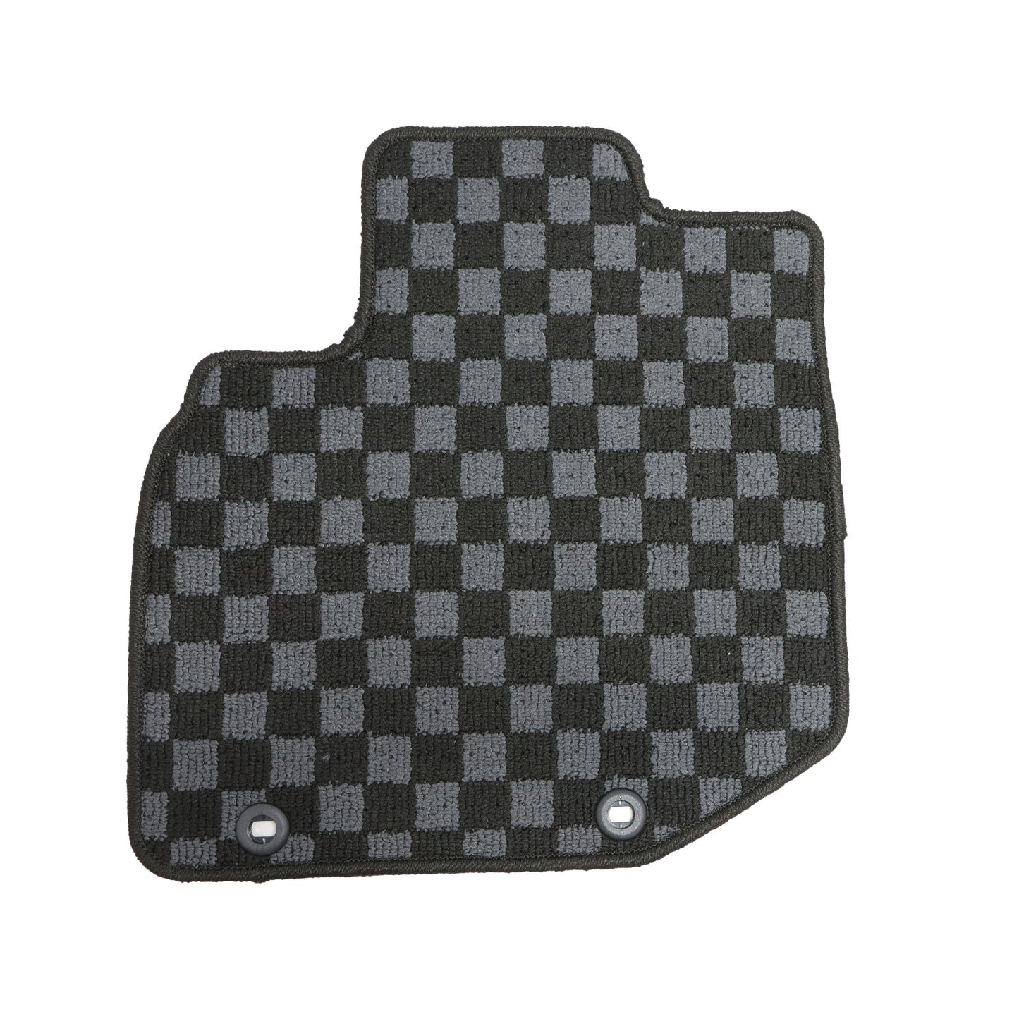 For 2009 2010 Honda Fit Front+Rear Checkered Flag Floor Mats Carpet Replacement