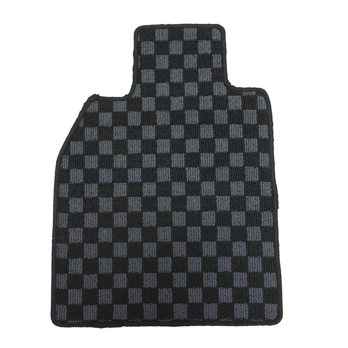 For 2005 2006 Porsche 911 997 Coupe Front+Rear Checkered Flag Floor Mats Carpet