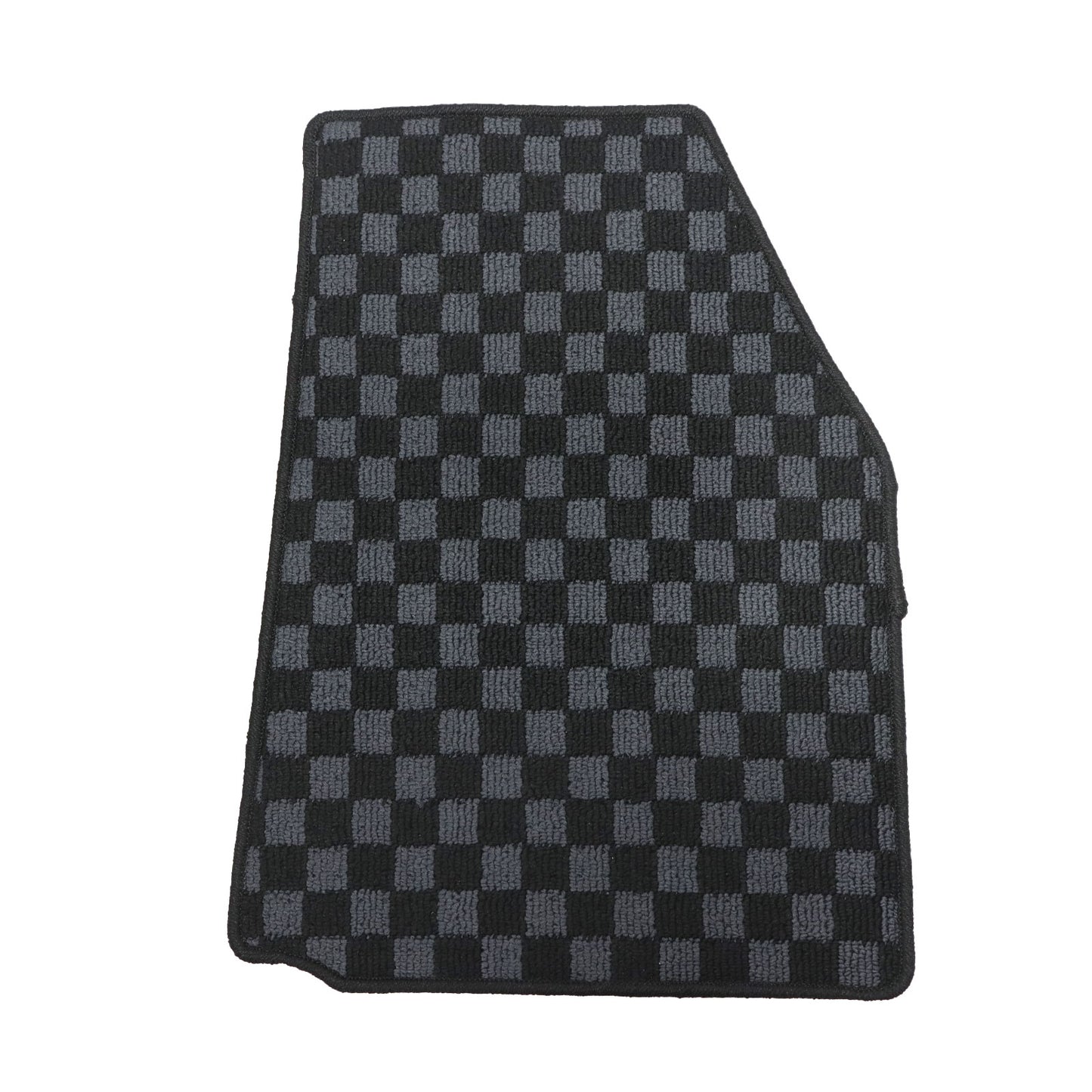 For 2005 2006 Porsche 911 997 Coupe Front+Rear Checkered Flag Floor Mats Carpet