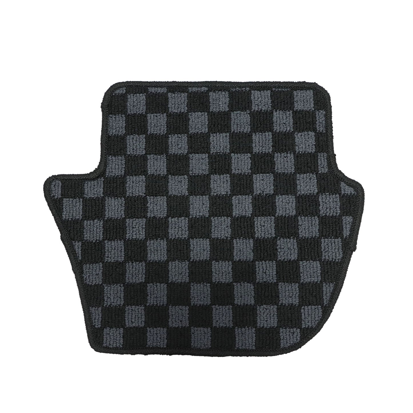 For 2005 2006 Porsche 911 997 Coupe Front+Rear Checkered Flag Floor Mats Carpet