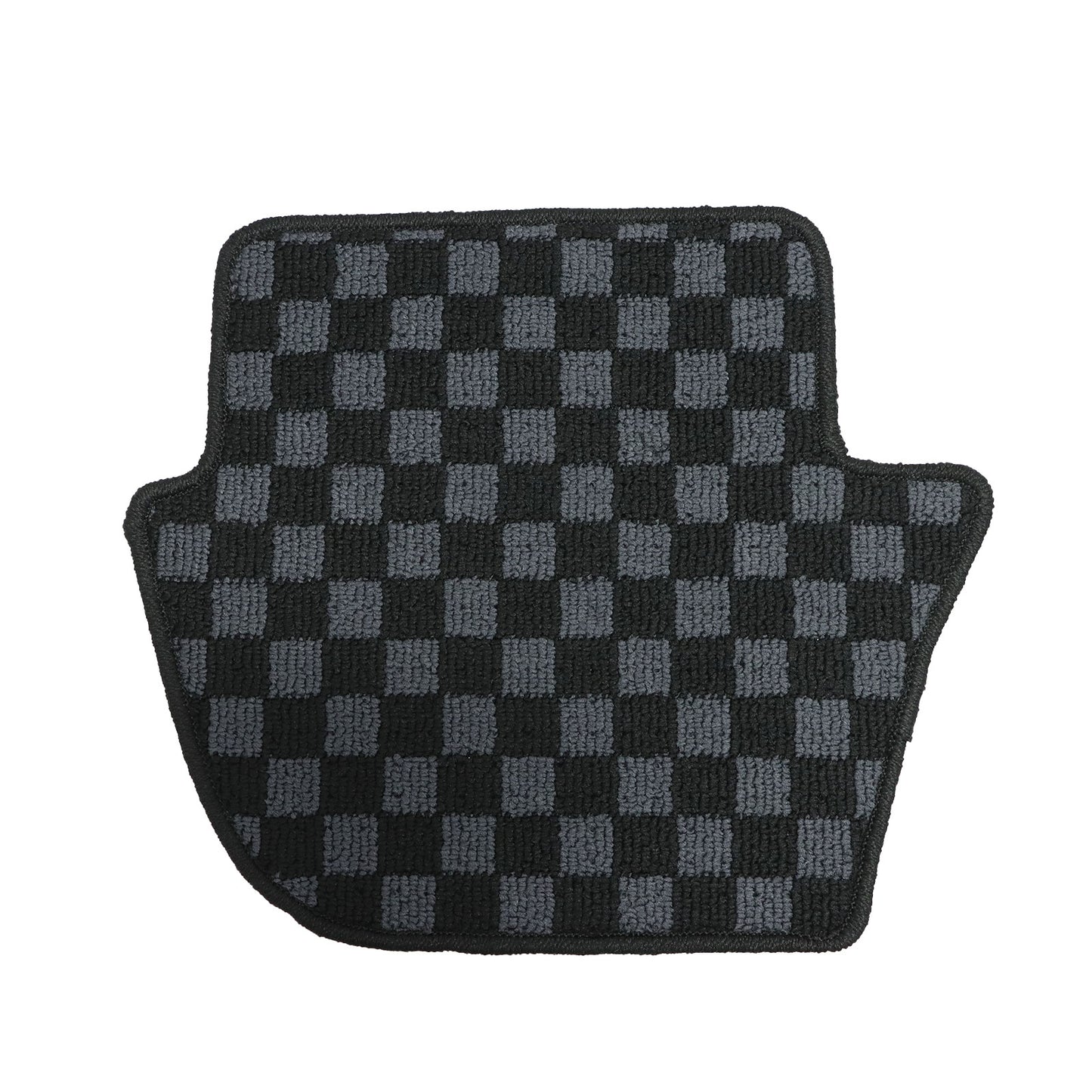 For 2005 2006 Porsche 911 997 Coupe Front+Rear Checkered Flag Floor Mats Carpet