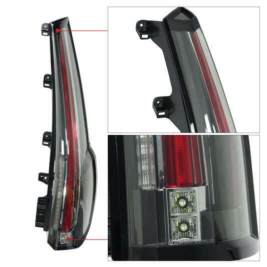 for 2015-2020 Cadillac Escalade Passenger Side Halogen Tail Light with Bulbs