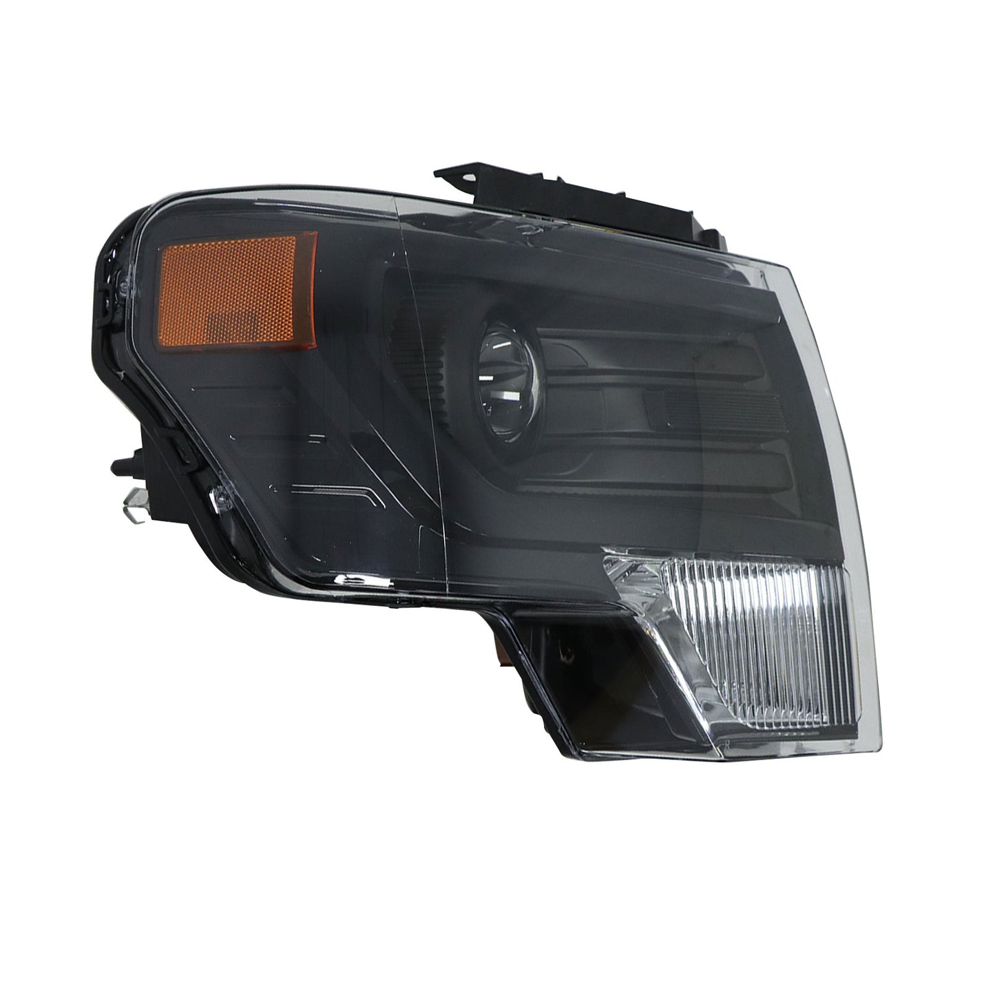For 2013-2014 Ford F-150 Black HID Projector Headlamp Assy Right Side