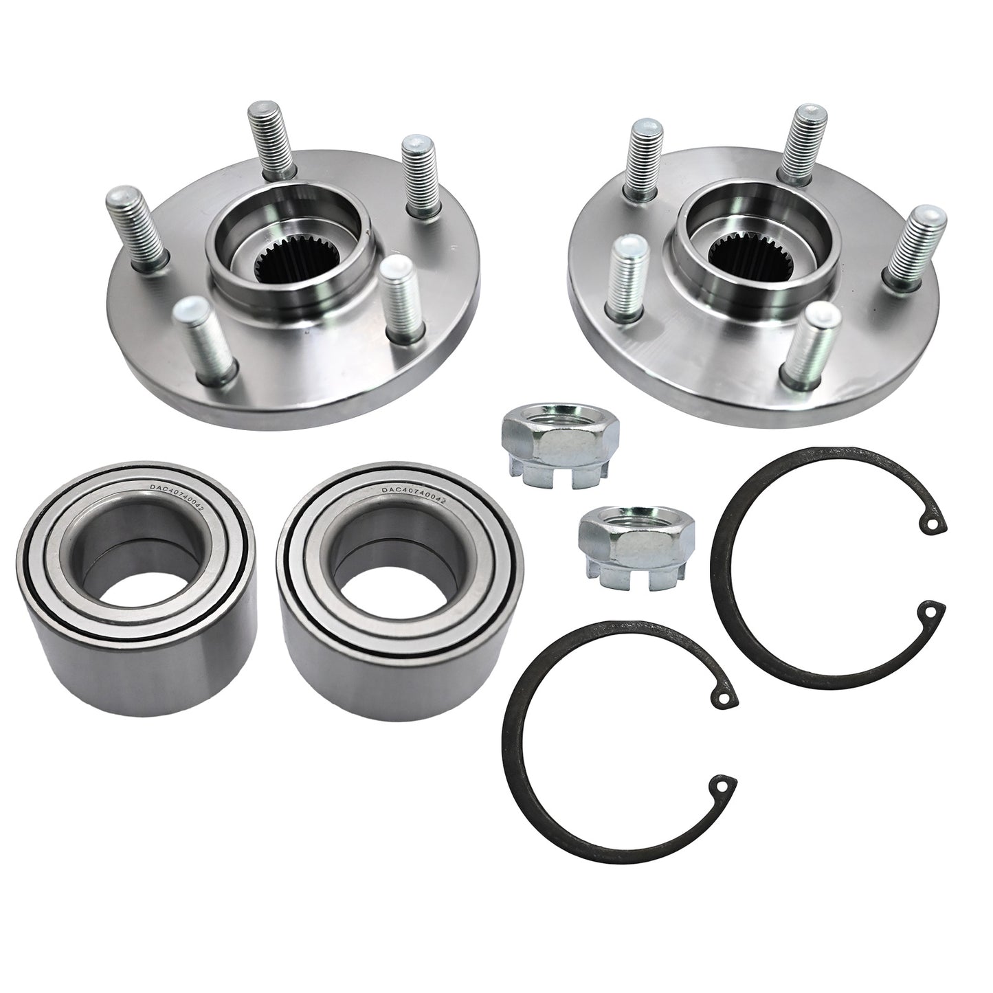 2x Front Wheel Hub Bearing Assembly Compatible For 2003-2019 Toyota Celica