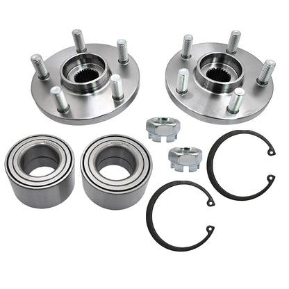2x Front Wheel Hub Bearing Assembly Compatible For 2003-2019 Toyota Celica