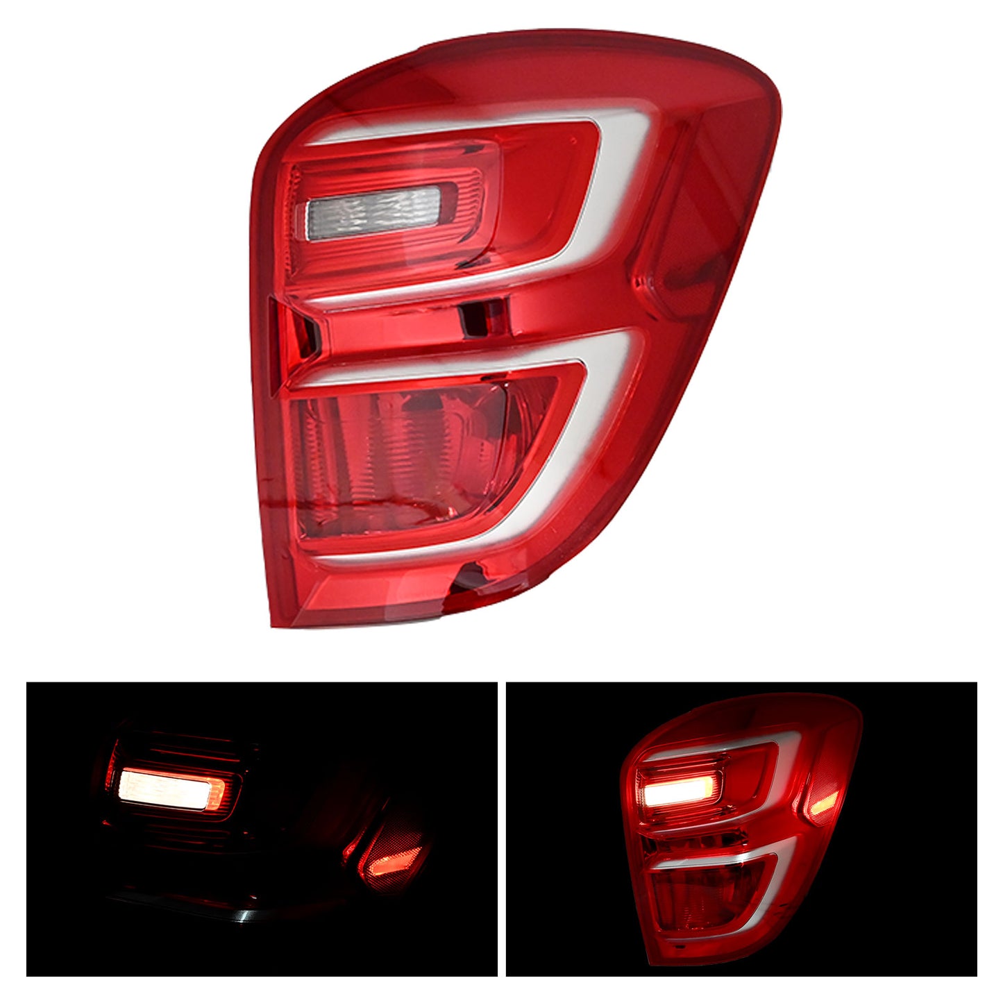Right Passenger Side Tail Light Brake Lamp w/Bulb For 2016-2017 Chevy Equinox