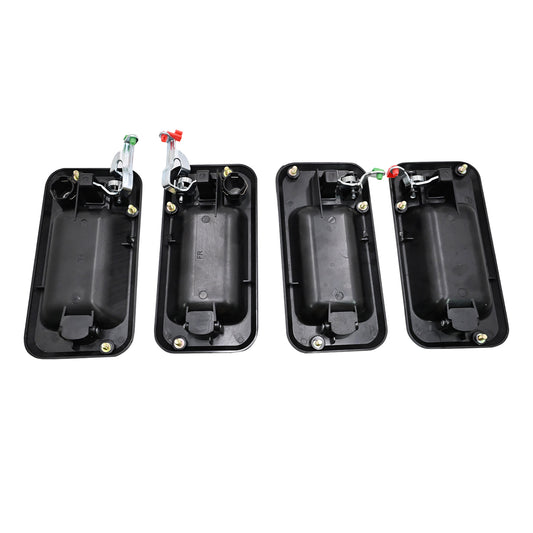 For Hummer H2 2003 2004 2005 4PCS Exterior Door Handle w/ Keyhole 15104792
