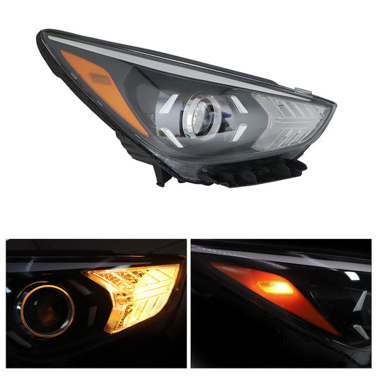 Passenger Side Right Halogen Headlight Assembly Fits for 2020-2022 Kia Niro Lamp