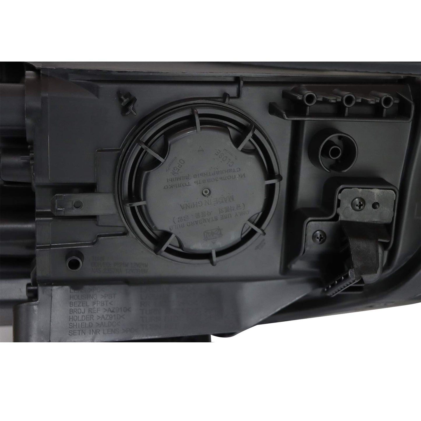 Left Driver Halogen Headlight Assembly For 2020-2022 Kia Niro Replacement Lamp