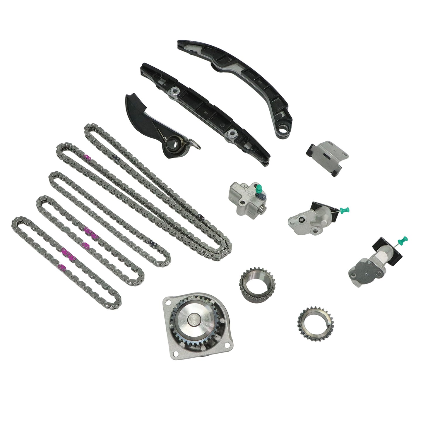 For Nissan Pathfinder Infiniti QX60 3.5L V6 Engine Water Pump Timing Chain Kit