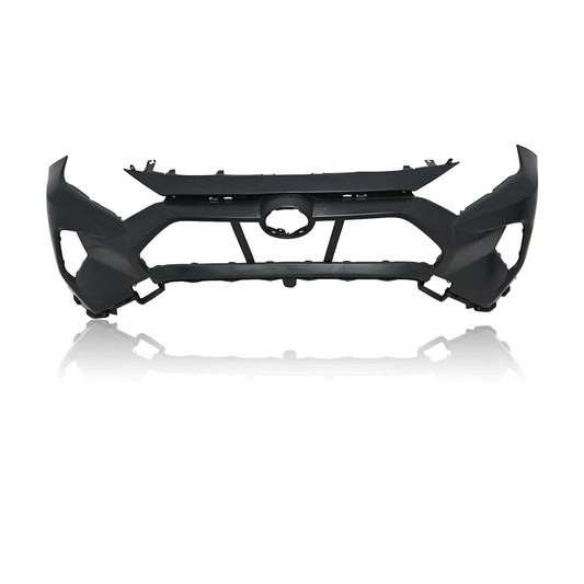 NEW Primered Front Bumper Cover Fascia for 2019-2025 Toyota RAV4 w/ Tow Hook