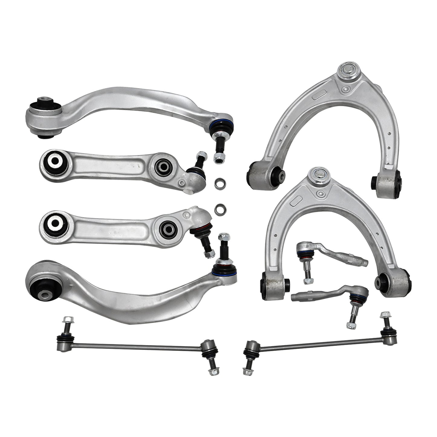 12X Front Control Arm with Ball Joint Sway Bar Link Kit For BMW 528i 535i 535d