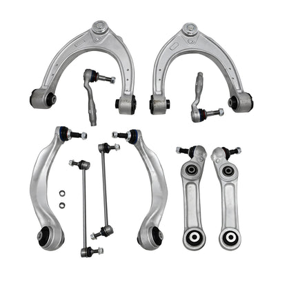 12X Front Control Arm with Ball Joint Sway Bar Link Kit For BMW 528i 535i 535d