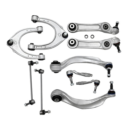 12X Front Control Arm with Ball Joint Sway Bar Link Kit For BMW 528i 535i 535d