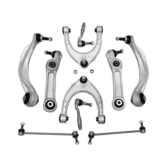 12X Front Control Arm with Ball Joint Sway Bar Link Kit For BMW 528i 535i 535d