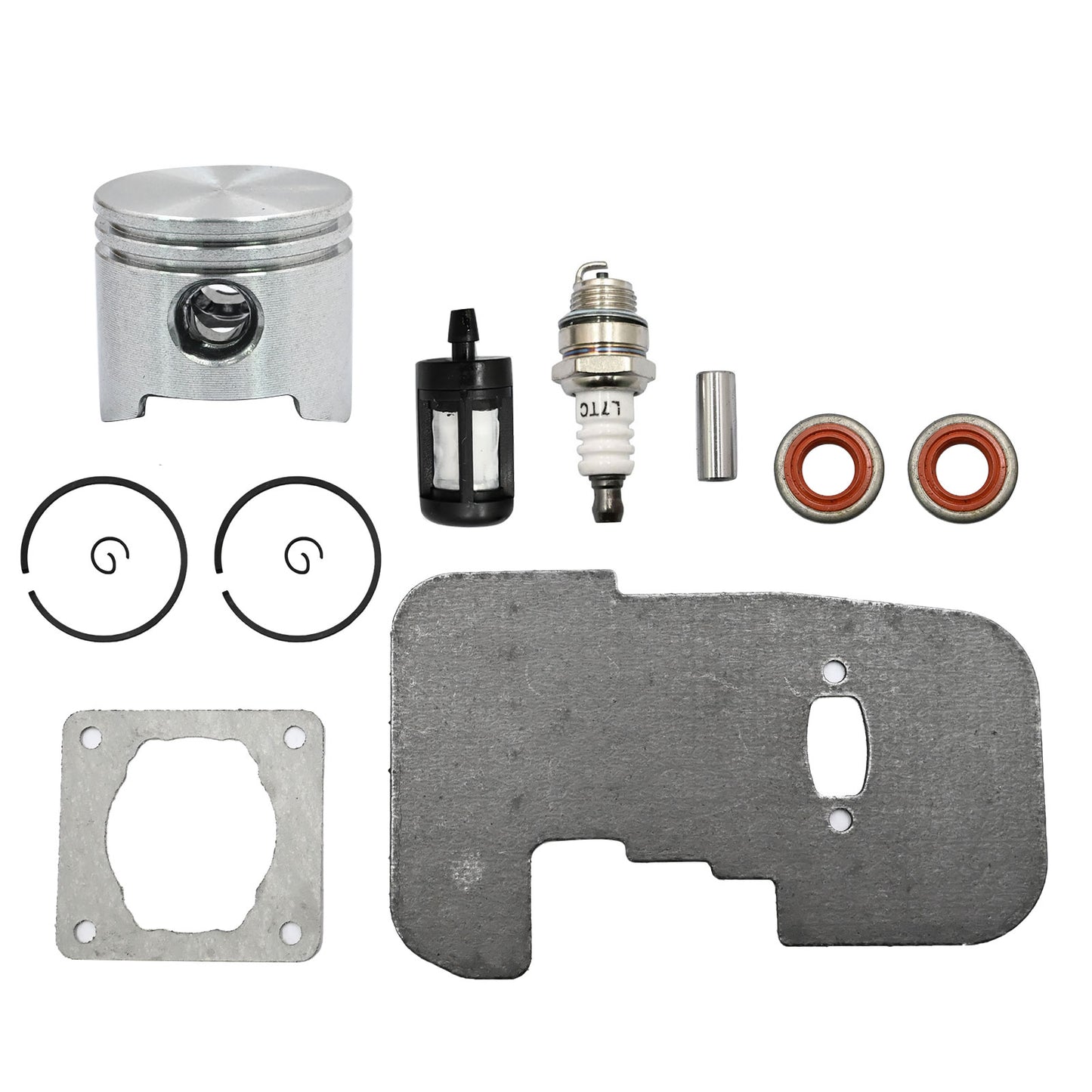 Cylinder Piston Exhaust Muffler Kit Fits For Stihl FS75 FS80 FS85 Trimmer 34MM