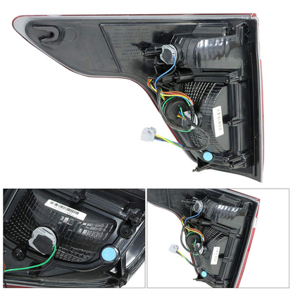 LED Tail Light Lamp for 2011-2015 Ford Explorer Passenger Side Red Clear