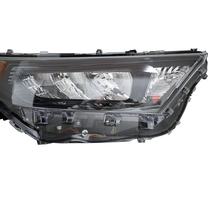Passenger Right Headlight Assembly For 2019-2022 Toyota RAV4 LE XLE LED Black RH