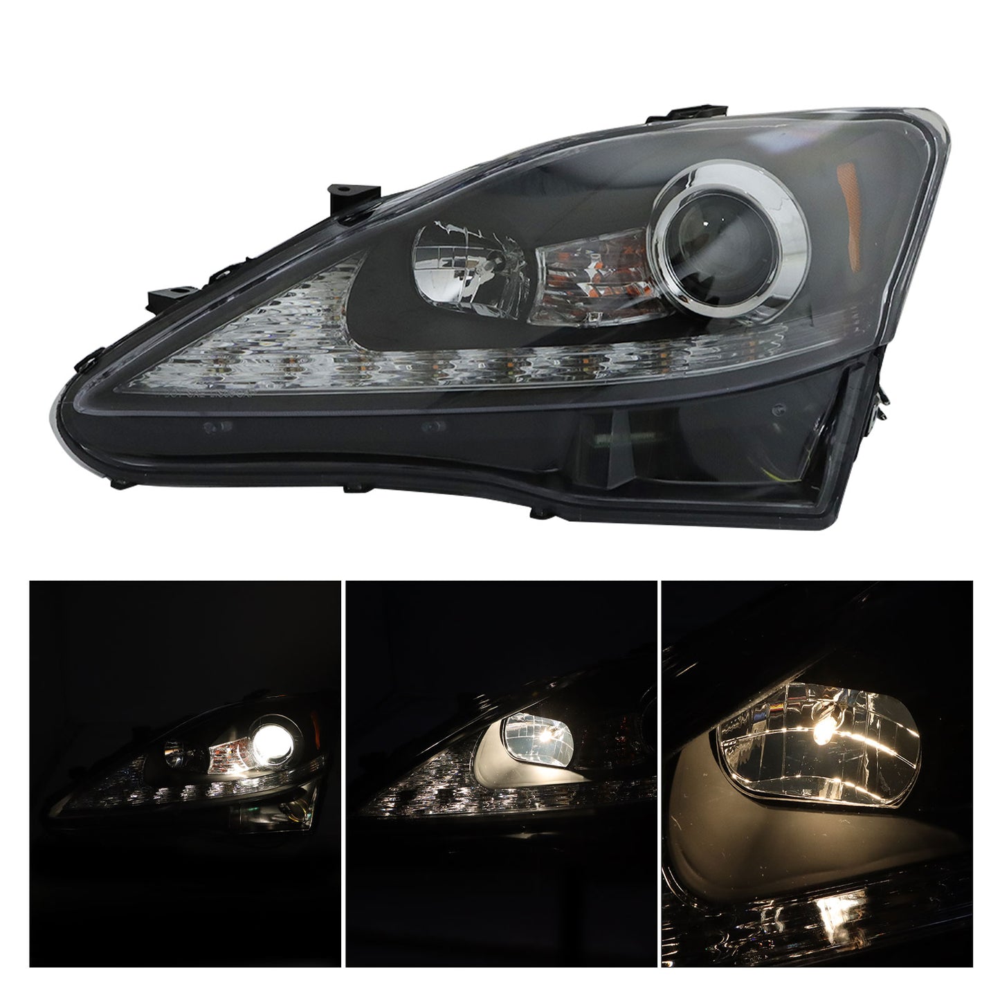 For Lexus IS250 IS350 ISF 2006-2013 Left Driver Side Headlight Headlamp Assembly