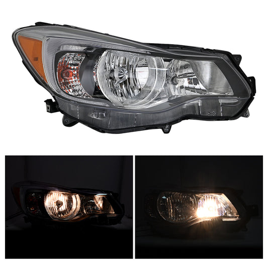 Passenger Headlight w/Bulbs For 2013¨C2016 Subaru XV Crosstrek 2012-2015 Impreza