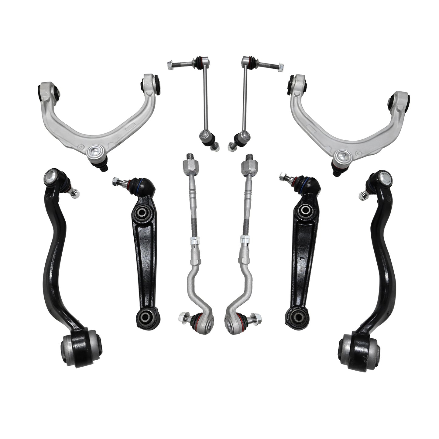 10X Front Control Arm w/Ball Joints Link Kit For BMW X5 2014-2018 X6 2015-2019