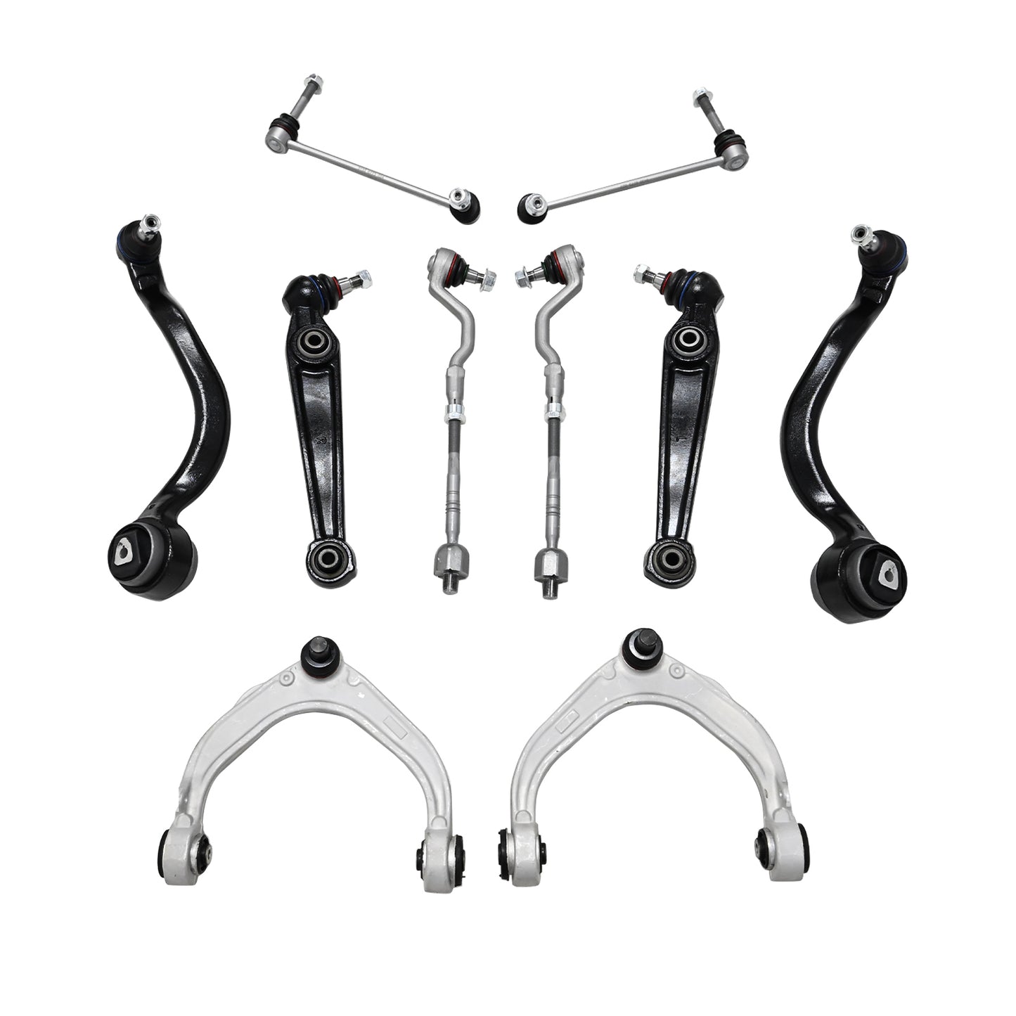 10X Front Control Arm w/Ball Joints Link Kit For BMW X5 2014-2018 X6 2015-2019