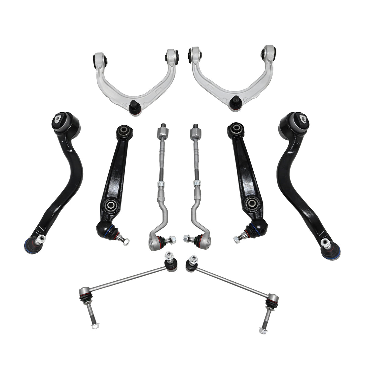 10X Front Control Arm w/Ball Joints Link Kit For BMW X5 2014-2018 X6 2015-2019