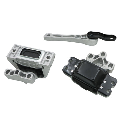Fits For Audi TT VW CC Passat 2.0L New Engine Motor & Trans Mount Set 3PCS