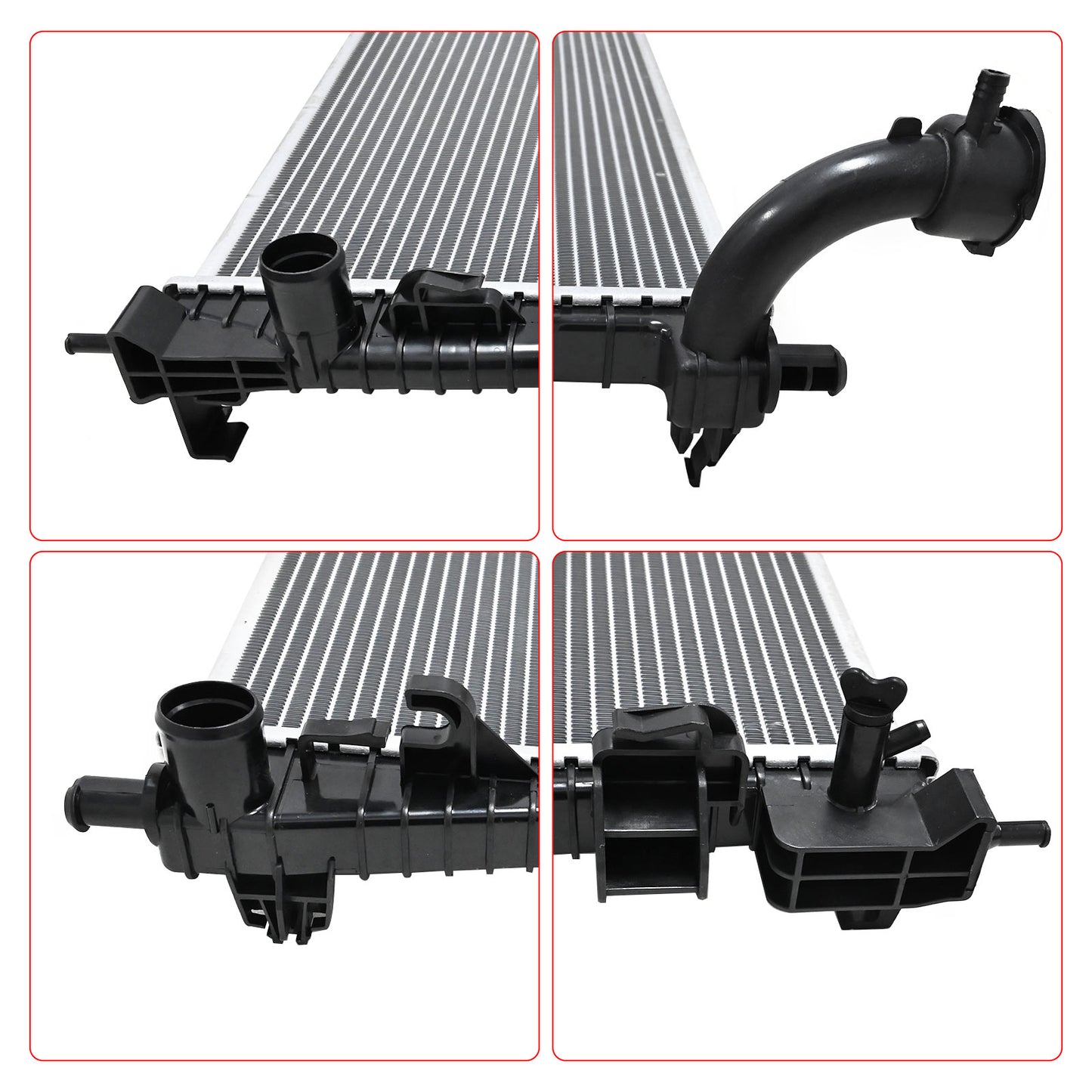 1* Aluminum Radiator 13200 for 2011-2014 Dodge Durango Jeep Cherokee 3.6L 5.7L
