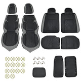 For Toyota Car Seat Cover Full Surround Set 5-Sits PU Leather Protector Cushion