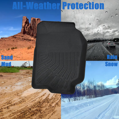 TPE Front Floor Mats Liner Fits 1994-2002 Dodge Ram 1500 2500 3500 All-Weather