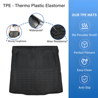 For 2019-2026 BMW 3-Series M3 320i 330i M340i Rear TPE Trunk Cargo Liner Black