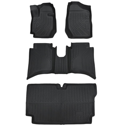 For 2024-2025 Suzuki Jimny 1st & 2nd TPE Floor Mats+Trunk Cargo Liner Anti-Slip