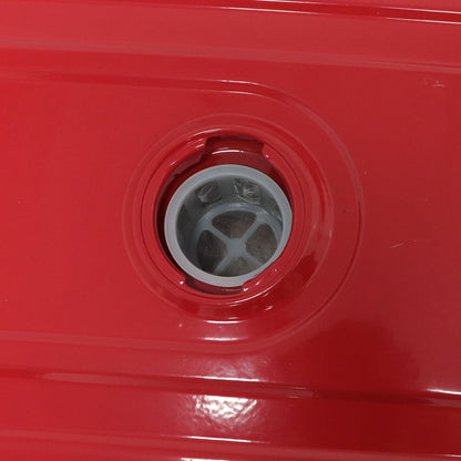 5 Gallon Universal Generator Gas Tank Fuel Valve Chrome Cap 18.9 Liters Red New