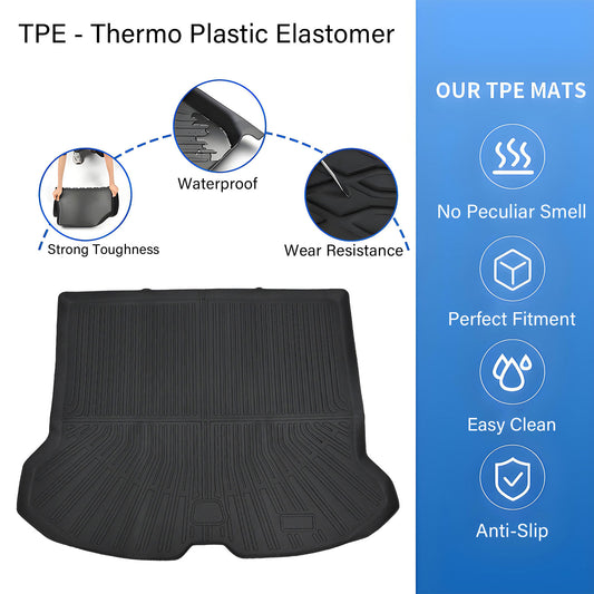 TPE All-Weather Rear Trunk Cargo Liner 3D Model Fit For 2010-2017 VOLVO XC60 SUV