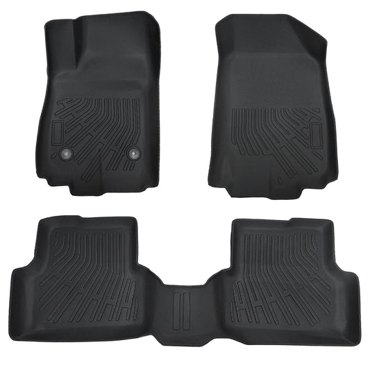 TPE All-Weather Floor Mats Liner Set of 3 For 2012 to 2015 Chevrolet Aveo Sonic