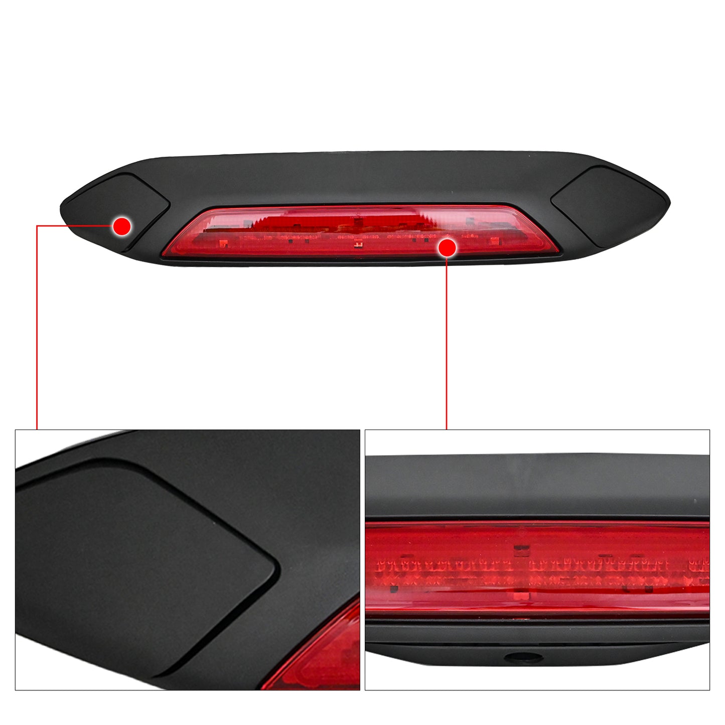 High Mount Third Brake Light NK4Z13A613K For 22-25 Ford Transit 150 250 350 HD