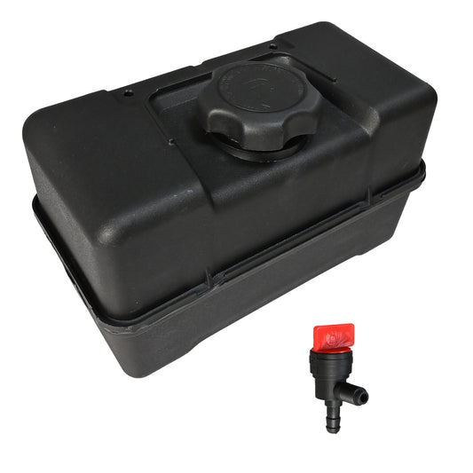 Fuel Gas Tank with Cap & Shut-Off Valve Fits For Briggs & Stratton BS490572