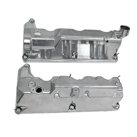 Fits 02-04 Ford Explorer 02-03 Mercury Mountaineer Valve Cover Set Aluminum 2Pcs