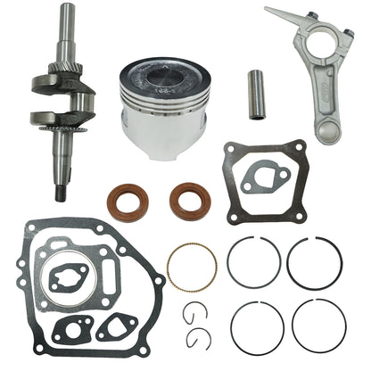 For Honda GX160 5.5HP Engines Piston Assy Connecting Rod Crankshaft Gasket Kit