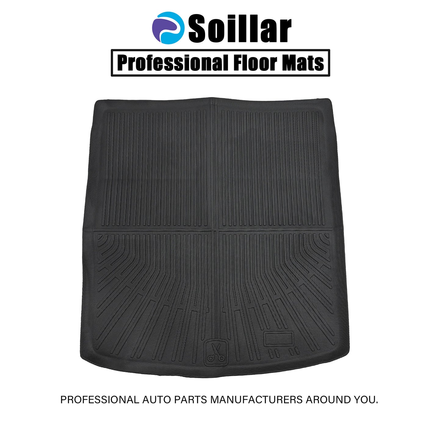 TPE Rear Cargo Trunk Liner Floor Mat For 2012-2018 Audi A6 S6 SEDAN Waterproof