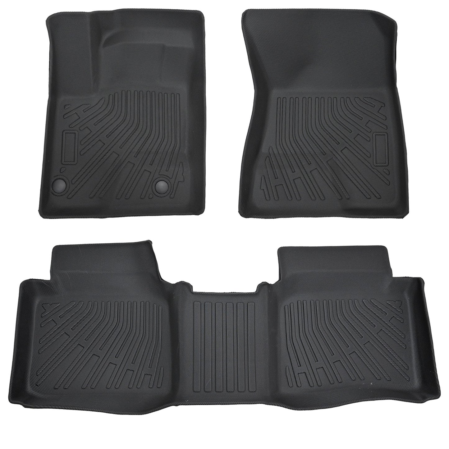 Floor Mats Liner Set Fits 2022-2026 Mitsubishi Outlander PHEV All Weather TPE