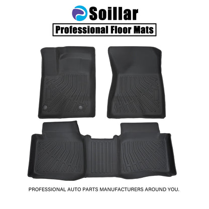 Floor Mats Liner Set Fits 2022-2026 Mitsubishi Outlander PHEV All Weather TPE